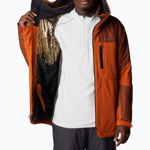 Куртка лижна чоловіча Columbia Snow Slab Black Dot warm copper/warm copper w bd