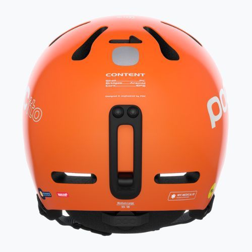 Шолом лижний дитячий POC POCito Fornix MIPS fluorescent orange