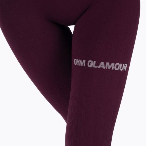 Легінси тренувальні жіночі GymGlamour Push Up Grape 314