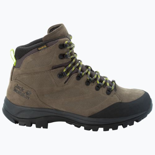 Черевики для трекінгу чоловічі Jack Wolfskin Rebellion Texapore Mid хакі 4051171