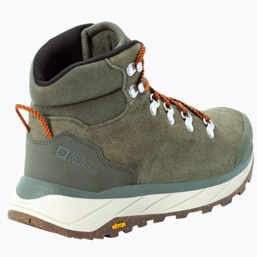 Черевики для трекінгу чоловічі Jack Wolfskin Terraventure Urban Mid зелені 4053561