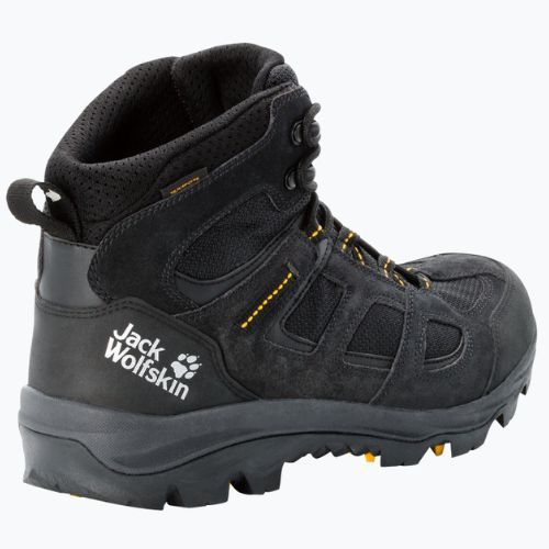 Черевики для трекінгу чоловічі Jack Wolfskin Vojo 3 Texapore Mid чорні 4042461