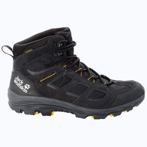 Черевики для трекінгу чоловічі Jack Wolfskin Vojo 3 Texapore Mid чорні 4042461