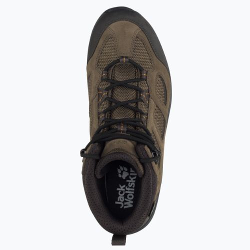 Черевики для трекінгу чоловічі Jack Wolfskin Vojo 3 Texapore Mid коричневі 4042461