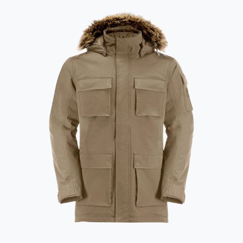 Куртка зимова чоловіча Jack Wolfskin Glacier Canyon Parka коричнева 1107674_5136