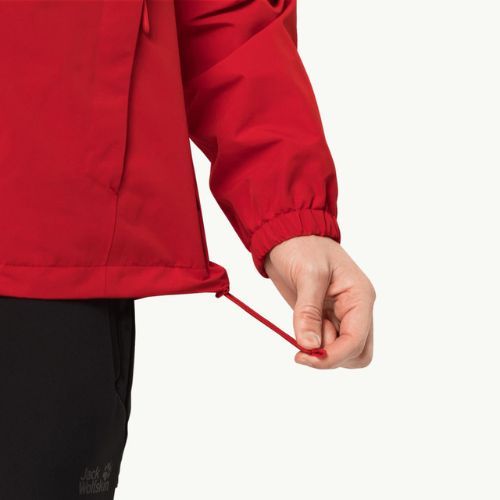 Куртка дощовик чоловіча Jack Wolfskin Stormy Point 2L червона 1111142_2206
