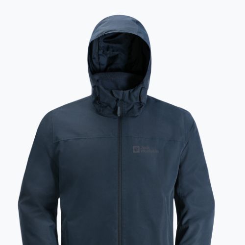 Куртка 3в1 чоловіча Jack Wolfskin Taubenberg синя 1115311_1010_006