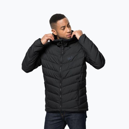 Пуховик чоловічий Jack Wolfskin Fairmont чорна 1203591_6000