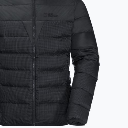 Пуховик чоловічий Jack Wolfskin Dna Tundra Down Hoody чорний 1206612_6350_006