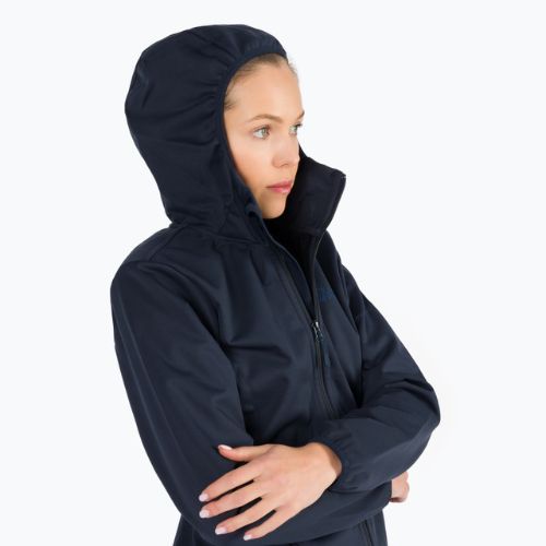 Куртка софтшел жіноча Jack Wolfskin Windhain Hoody синя 1307481_1010