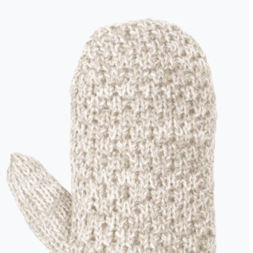 Рукавиці зимові жіночі Jack Wolfskin Highloft Knit бежеве 1908001_5062_003