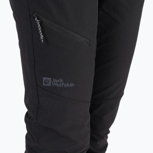 Штани софтшел жіночі Jack Wolfskin Holdsteig чорні 1507701