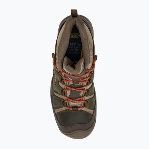 Черевики для трекінгу чоловічі KEEN Circadia Mid Wp зелено-коричневі 1026766