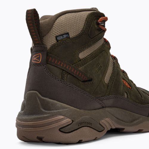 Черевики для трекінгу чоловічі KEEN Circadia Mid Wp зелено-коричневі 1026766