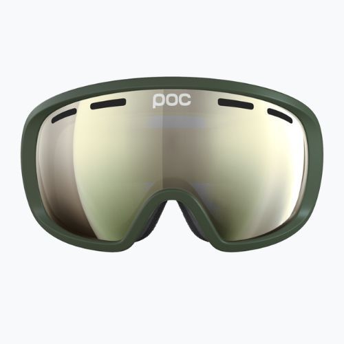 Маска лижна POC Fovea Clarity epidote green/clarity define/spektris ivory