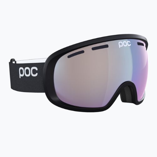Маска лижна POC Fovea Clarity Photochromic uranium black/clarity photo light pink/sky blue