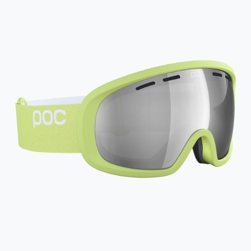 Маска лижна POC Fovea Mid Clarity lemon calcite/clarity define/spektris silver