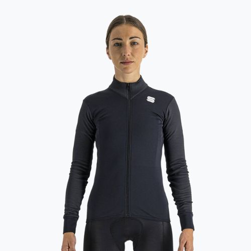 Термофутболка жіноча Sportful Kelly Thermal Jersey чорна 1120530.002