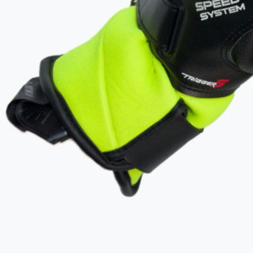 Рукавиці лижні чоловічі LEKI Worldcup Race Flex S Speed System чорно-зелені 649802301080