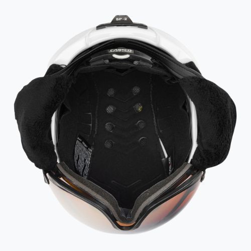 Шолом лижний CASCO SP-2 Carbonic Visor white