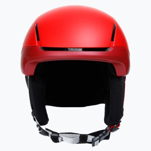 Шолом лижний дитячий Dainese Scarabeo Elemento metallic red/white logo