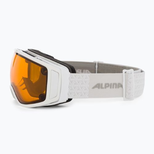 Маска лижна Alpina Double Jack Mag Q-Lite white gloss/mirror black