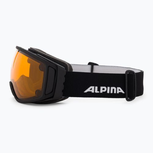 Маска лижна Alpina Double Jack Mag Q-Lite black matt/mirror black