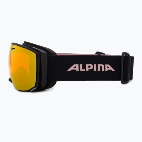 Маска лижна Alpina Estetica Q-Lite black/rose matt/rainbow sph