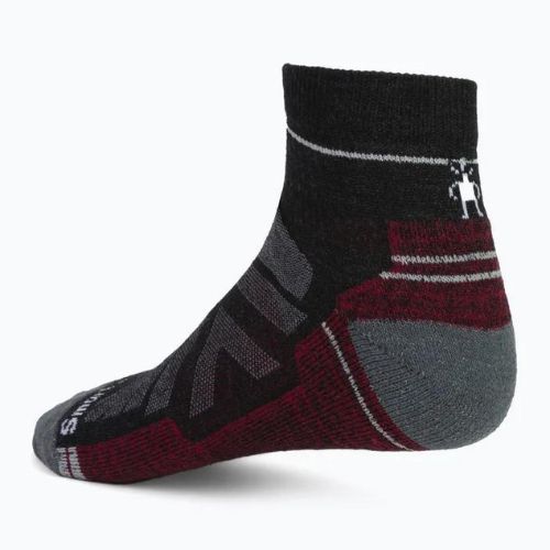 Шкарпетки для трекінгу Smartwool Hike Light Cushion Ankle сіро-чорні SW001611003