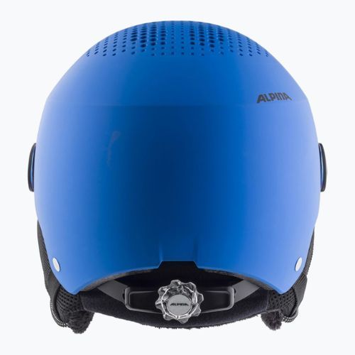 Шолом лижний дитячий Alpina Zupo Visor Q-Lite blue matt