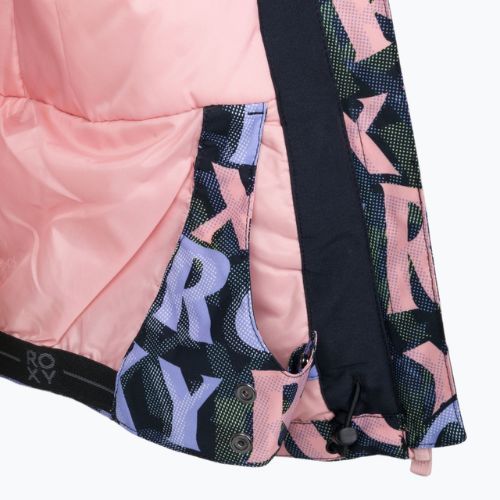 Куртка сноубордична дитяча ROXY Jet Ski true black sunbeam lettering