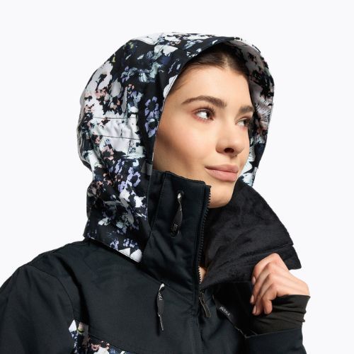 Куртка сноубордична жіноча ROXY Presence Parka true black black flowers