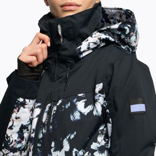 Куртка сноубордична жіноча ROXY Presence Parka true black black flowers