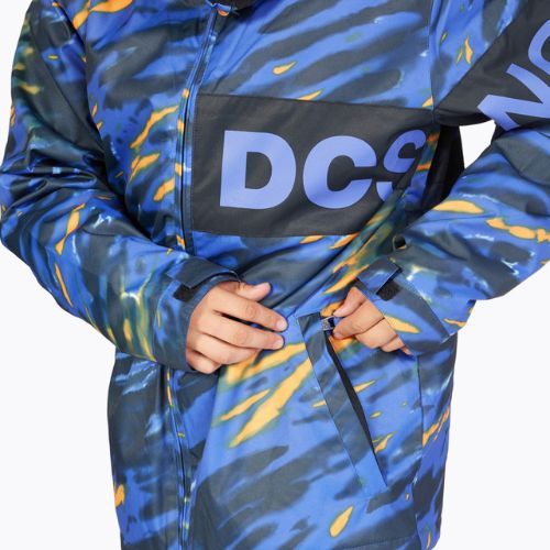 Куртка сноубордична чоловіча DC Propaganda angled tie dye royal blue