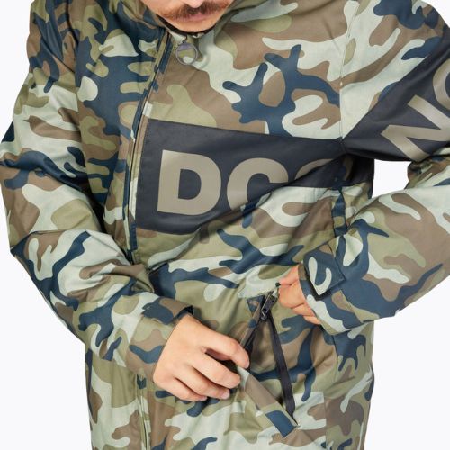 Куртка сноубордична чоловіча DC Propaganda woodland camo green