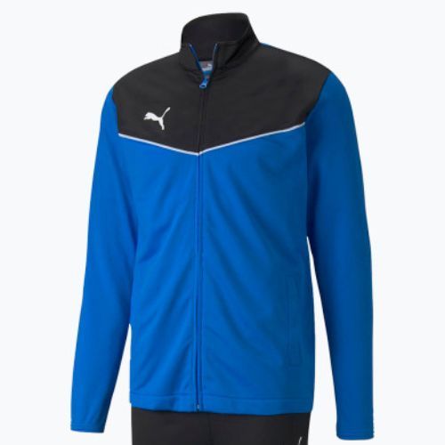 Футбольний спортивний костюм чоловічий PUMA Individualrise Tracksuit блакитно-чорний 657534 06