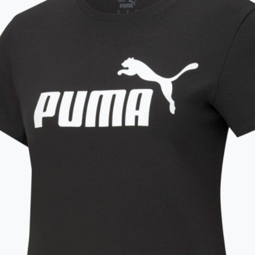 Футболка для тренувань жіноча PUMA ESS Logo Tee чорна 586774 01