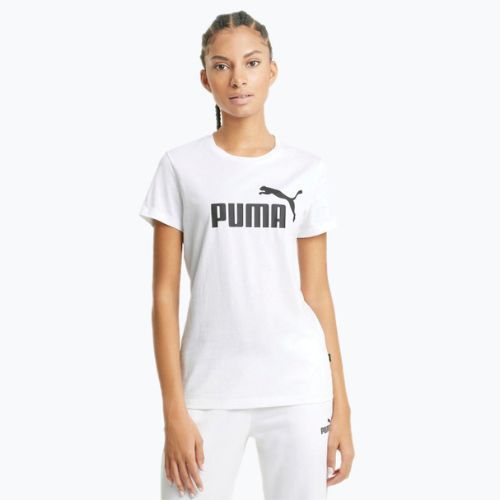 Футболка для тренувань жіноча PUMA ESS Logo Tee біла 586774 02