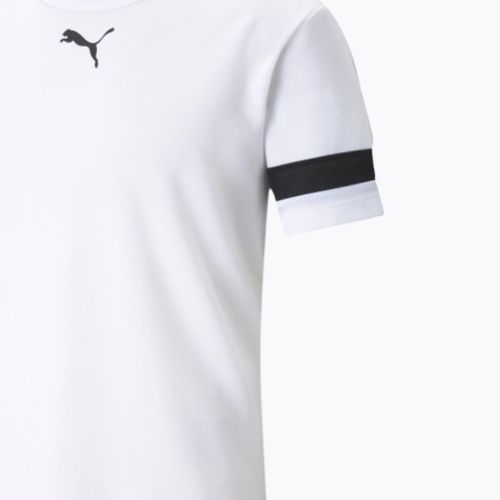 Футболка футбольна чоловіча PUMA teamRISE Jersey біла 704932 04