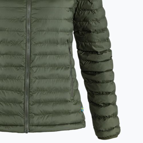 Пуховик жіночий Fjällräven Expedition Latt Hoodie deep forest