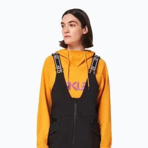 Штани сноубордичні жіночі Oakley TC Dharma Softshell Bib чорні FOA500279