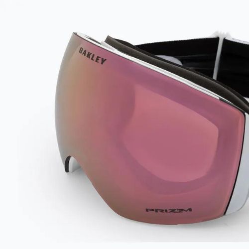 Маска лижна Oakley Flight Deck matte white/prizm rose gold iridium OO7050-C2
