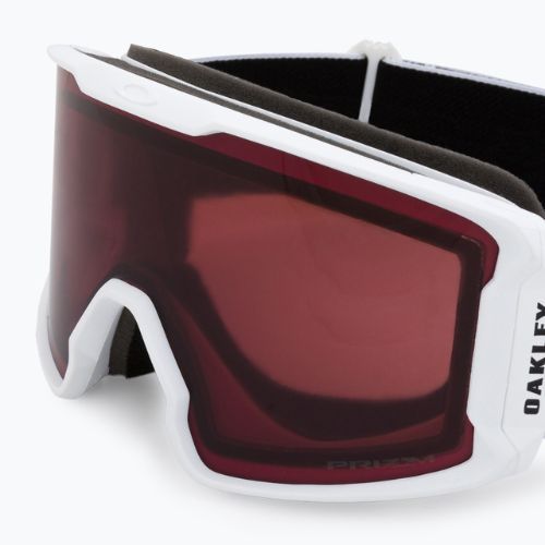 Маска лижна Oakley Line Miner matte white/prizm garnet OO7070-B9