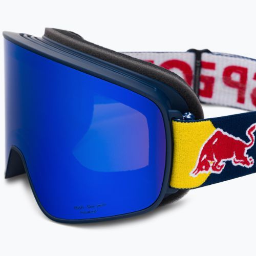 Маска лижна Red Bull SPECT Rush Polarised matt blue/blue/brown blue mirror/blue snow 001