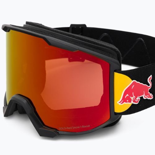 Маска лижна Red Bull SPECT + Pouch Solo High Contrast matt blue/shiny black/red mirror 010S
