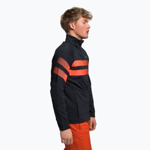 Кофта лижна чоловіча Rossignol Hero Clim black/red