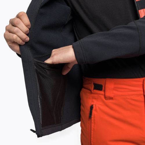 Кофта лижна чоловіча Rossignol Hero Clim black/red