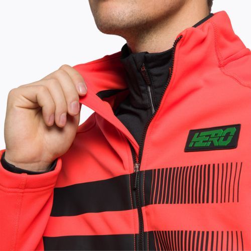 Кофта лижна чоловіча Rossignol Hero Clim red/black