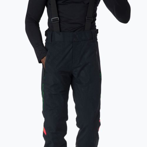 Штани лижні чоловічі Rossignol Hero Course black/red