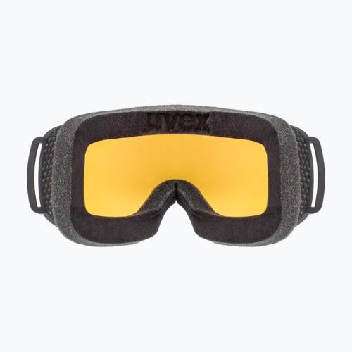 Маска лижна UVEX Downhill 2000 S black mat/mirror rose colorvision yellow 55/0/447/2430